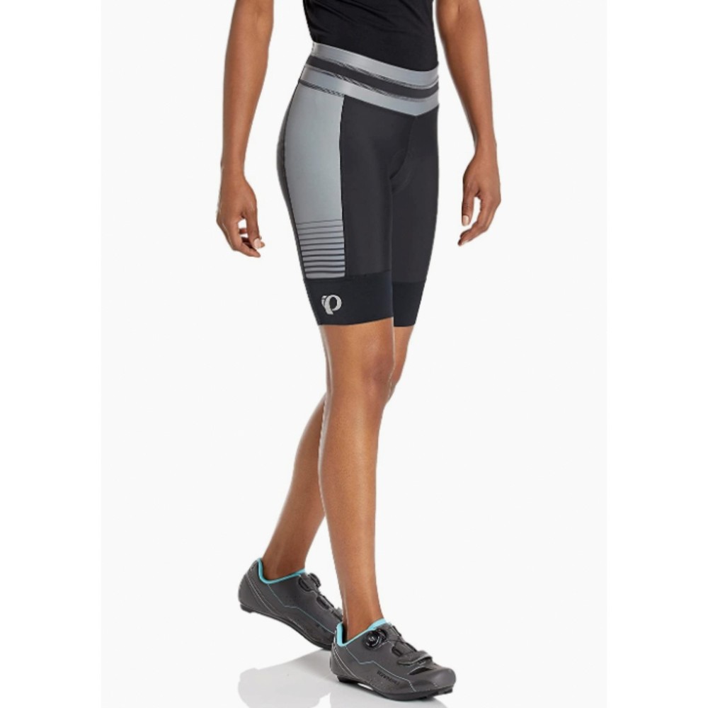 PEARL IZUMI Women's Elite Pursuit Shorts, Black/Black Diffuse, X-Small